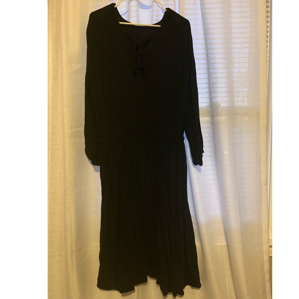 Black Boho Dress